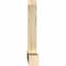 Ekena Millwork Portland Rough Sawn Timber Gable Bracket, Douglas Fir, 48"W x 28"H x 4"D x 4"F, 14/12 Pitch GBW048X28X0404POR00RDF - alternate 3